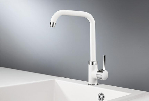 Смеситель для кухни Granula 0041 цвет Арктик