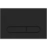 Комплект унитаза с инсталляцией BelBagno Colorato BB062CHR-MB/BB062SC-MB/BB002-80/BB007-PR-NERO.M с сиденьем Микролифт и Черной матовой клавишей смыва фаянс подвесной