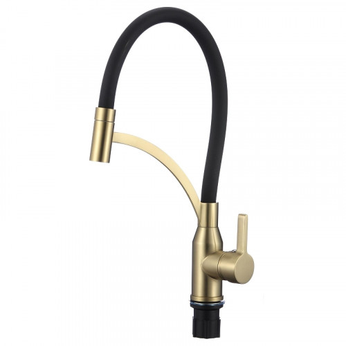 Смеситель для кухни Fmark FS8244C-01 цвет Бронза Черный