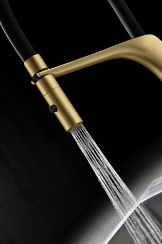 Смеситель для кухни Vincea VKF-115BG цвет Брашированное золото