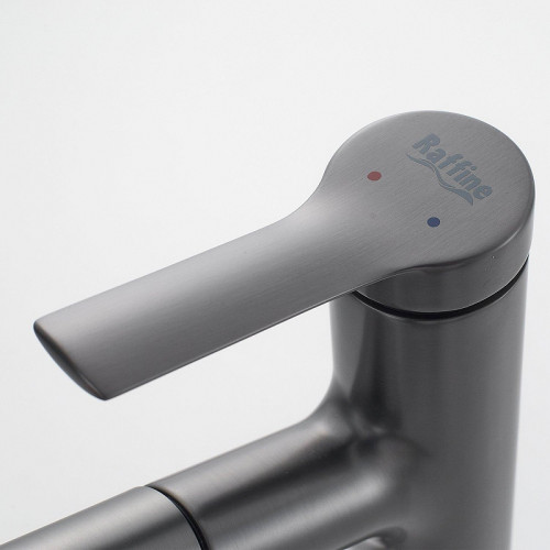 Смеситель для раковины Raffine F281T цвет Оружейная сталь