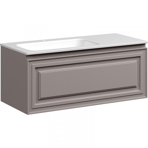 Тумба под раковину Sancos Very 100 L VR100LSM подвесная Doha Soft МДФ / ЛДСП