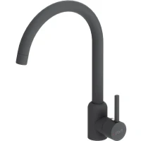 Смеситель для кухни Dorff Logic D3007022 Черный нержавеющая сталь