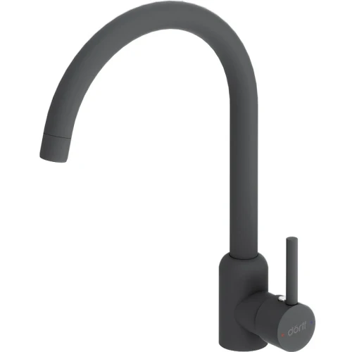 Смеситель для кухни Dorff Logic D3007022 Черный нержавеющая сталь