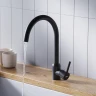 Смеситель для кухни Dorff Logic D3007022 Черный нержавеющая сталь