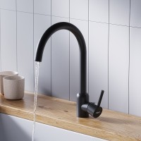 Смеситель для кухни Dorff Logic D3007022 Черный нержавеющая сталь