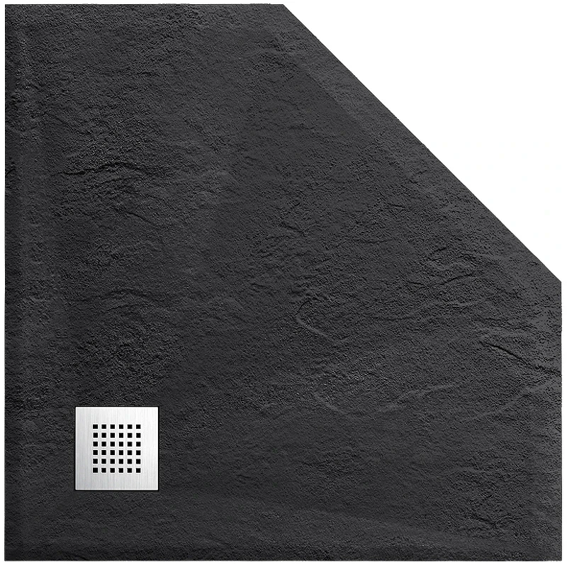 Душевой поддон из искусственного камня Grossman Strong 100x100 GR-S2100100D Графит