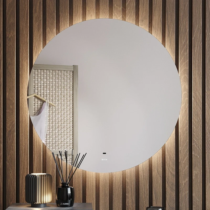 Зеркало Bond Circle 70x70 M38ZE-7070 с подсветкой с бесконтактным выключателем стекло