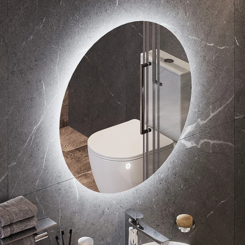 Зеркало Bond Circle 70x70 M38ZE-7070 с подсветкой с бесконтактным выключателем стекло