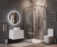 Зеркало Bond Circle 70x70 M38ZE-7070 с подсветкой с бесконтактным выключателем стекло