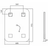 Зеркало Silver Mirrors Стив 69 ФР-00001480 с подсветкой с сенсорным выключателем и диммером стекло