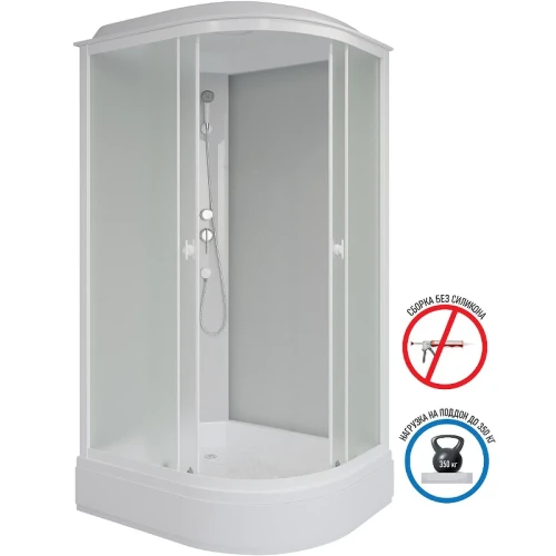 Душевая кабина Niagara Promo 100x70 L P100/70/26L/MT без гидромассажа