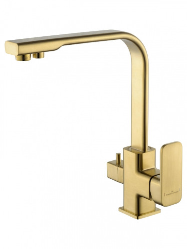 Смеситель для кухни Wonzon &amp; Woghand WW-88458004-BG цвет Брашированное золото