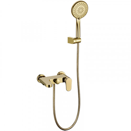 Смеситель для ванны Boheme Spectre 453-G Золото латунь на стену