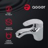 Смеситель для раковины Agger Glad A1502100 Хром латунь