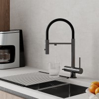Смеситель для кухни Iddis Ace ACEGMFFi05 Графит латунь