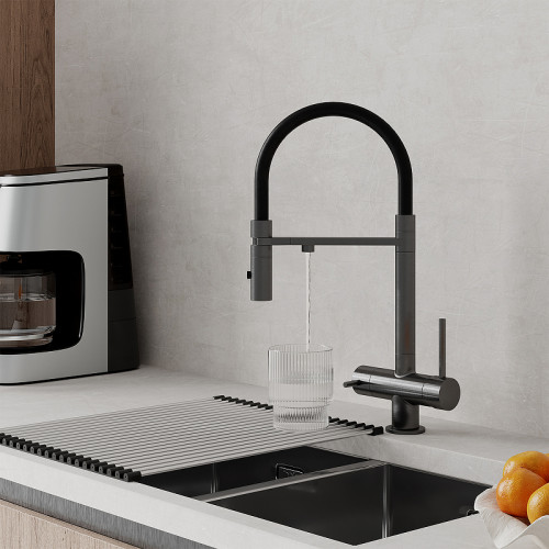 Смеситель для кухни Iddis Ace ACEGMFFi05 Графит латунь