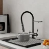 Смеситель для кухни Iddis Ace ACEGMFFi05 Графит латунь
