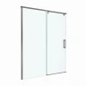 Душевая дверь BelBagno Soft Close-1 150 SOFT_CLOSE-1-BF-1-150-C-GM профиль Оружейная сталь стекло прозрачное