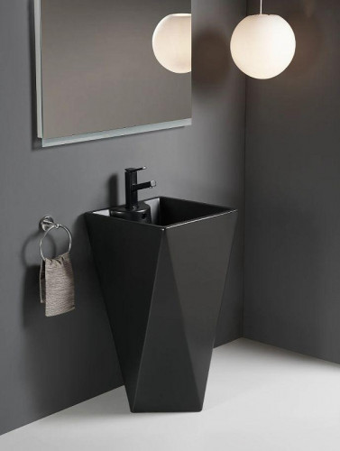 Раковина WeltWasser Leerbach 460 MT-BL 46 10000013336 Черная матовая