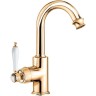 Смеситель для раковины Cezares APHRODITE-LS2-03/24-Bi Золото 24 карат латунь