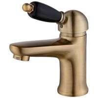 Смеситель для раковины Caprigo Adria-Uno Black Edition 02B-522-vot Бронза латунь