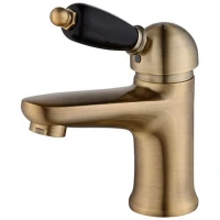 Смеситель для раковины Caprigo Adria-Uno Black Edition 02B-522-vot Бронза латунь