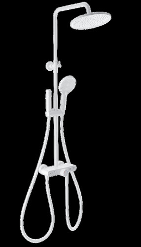 Душевая система Wonzon &amp; Woghand Muse WW-B4113-MW с термостатом цвет Белый матовый