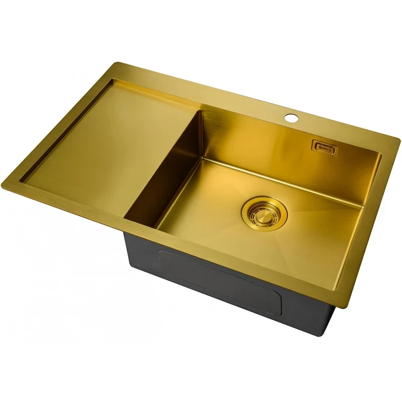 Кухонная мойка ZorG Light Bronze ZL R 780510-R BRONZE Бронза нержавеющая сталь встраиваемый