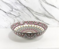 Раковина-чаша Bronze de Luxe Nafisa 40 6008 Разноцветная фаянс накладная