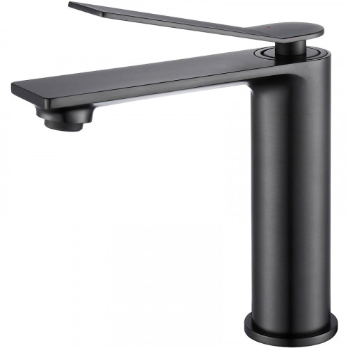 Смеситель для раковины Vincea Verse VBF-2VE1GM Вороненая сталь латунь