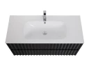 Тумба под раковину Art&Max Elegant 100 AM-ELEGANT-1000-2C-SO-NM-LED подвесная цвет Черный матовый