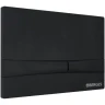 Комплект унитаза Berges Ventas Black с инсталляцией Novum 043326 Черный с сиденьем Микролифт и Черной Soft touch клавишей смыва фарфор подвесной