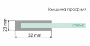 Душевой уголок WasserKRAFT Dill 90x90 61S01 профиль Черный матовый стекло прозрачное