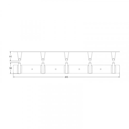 Вешалка для полотенец Belz B913 B91315-5 цвет Брашированное золото