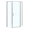 Душевой уголок Azario Sakura 100х100 AZ-21C-100-MGR-CL профиль Графит матовый стекло прозрачное