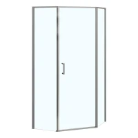 Душевой уголок Azario Sakura 100х100 AZ-21C-100-MGR-CL профиль Графит матовый стекло прозрачное