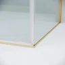 Душевой уголок Grossman Galaxy 110x100 120.K33.01.1110.32.00 профиль Золото сатин стекло прозрачное