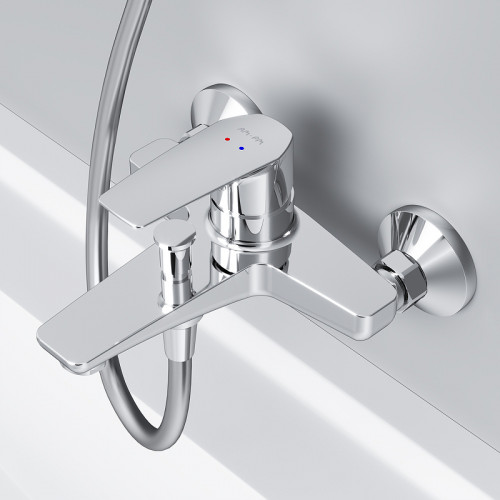 Смеситель для ванны AM.PM Gem F90A10000 Хром латунь на стену