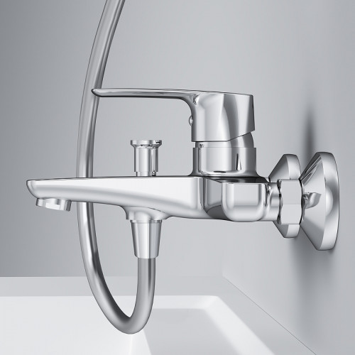 Смеситель для ванны AM.PM Gem F90A10000 Хром латунь на стену