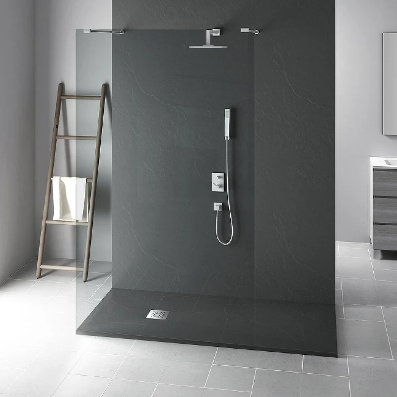 Душевой поддон из искусственного камня Vincea 100x80 VST-4SR8010A Антрацит