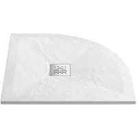 Душевой поддон из искусственного камня Vincea 90x90 VST-4SQ9090W+Vsph-D132 Белый матовый