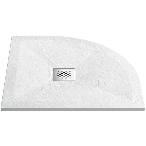 Душевой поддон из искусственного камня Vincea 90x90 VST-4SQ9090W+Vsph-D132 Белый матовый