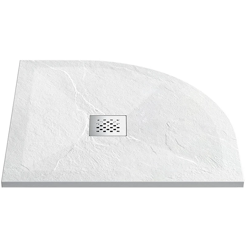 Душевой поддон из искусственного камня Vincea 90x90 VST-4SQ9090W+Vsph-D132 Белый матовый