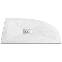 Душевой поддон из искусственного камня Vincea 90x90 VST-4SQ9090W+Vsph-D132 Белый матовый
