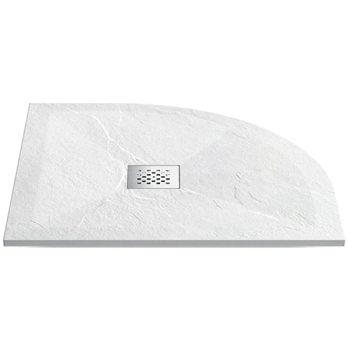 Душевой поддон из искусственного камня Vincea 90x90 VST-4SQ9090W+Vsph-D132 Белый матовый
