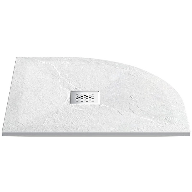 Душевой поддон из искусственного камня Vincea 90x90 VST-4SQ9090W+Vsph-D132 Белый матовый
