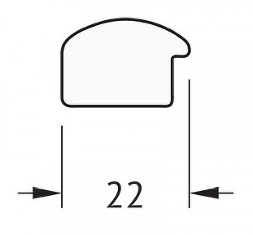 Зеркало Evoform Definite 68х68 BY 0653 в багетной раме - Вишня 22 мм