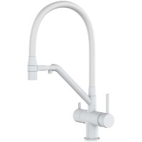 Смеситель для кухни Gappo G4398-88 Белый латунь
