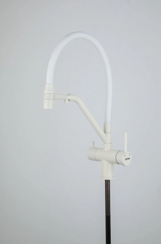 Смеситель для кухни Gappo G4398-88 Белый латунь